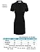 makeitmint Women's Solid Casual Short Sleeve Pique Polo Dress