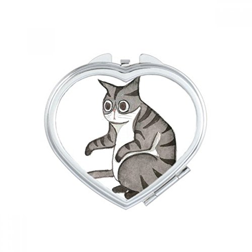 Miroir compact chat dragon-li cadeau mignon de naissance ou anniversaire - 2