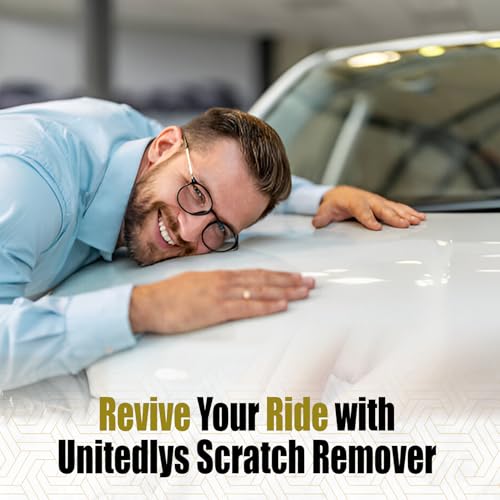 Unitedlys Premium 200ML Car Scratch Remover Kit with Microfiber Cloth | Buff Out Minor Scratch Remover for Bikes & Cars | Fix Them Fast and Restore Shine | Say Goodbye to Minor Scratches, Black