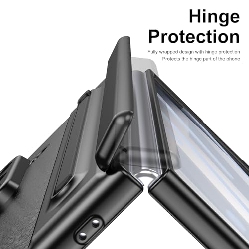 Coque Galaxy Z Fold7 avec protège-charnière et vitre avant