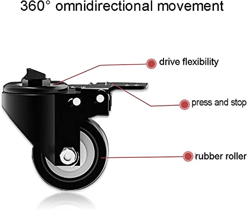 Soporte Móvil para TV 55-75", Ajustable con Ruedas miniatura 7