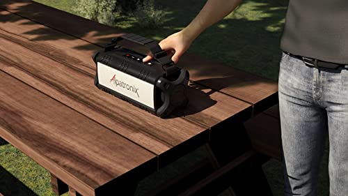 Alpatronix Bluetooth Speaker 60W (80W Max), Ipx6 Waterproof, Portable, Wireless, 8000Mah Power Bank, Handsfree, Shockproof, Tws, Dsp, Stereo, Subwoofer, Tf Card, Nfc, Ax500, Indoor & Outdoor – Black #TOP7