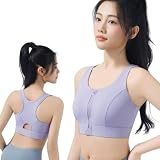 [MACITEET] 【2026新登場・揺れゼロ革命】スポーツブラ 動いてもズレにくい 前開き×二重ロック 高強度対応 脇高・速乾 ノンワイヤー ヨガウェア レディース ヨガ・ランニング·スポブラ 大きいサイズ
