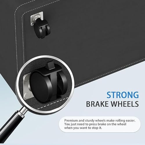 Chariot à linge pliable de qualité avec roulettes pour vêtements