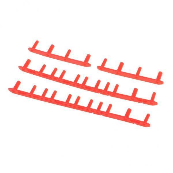 Enakshi (LABEL) Creations 3xBadminton Racket Nylon Grommets String Protector Mitochondrial Tube Red-image-10
