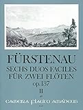  FURSTENAU - Duos Faciles (6) Op.137 Vol.2: nº 4 a 6 para 2 Flautas (Pauler)
