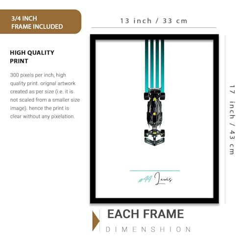 Image of kotart Big Sports Cars Framed Posters Gift Items for Boys Room Wall Decoration Bedroom Living Room Office Studio Decor | Car Poster Frame for Wall Decor Set Of 3 Size (13 X 17 inch)