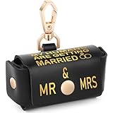 LEJIAJINW Engagement Gift for Newly Engaged Couples - Fiance Fiancee Gifts for Him/Her, My Humans Are Getting Married Ring Holder Pouch/Bearer Pillows for Dog Collar