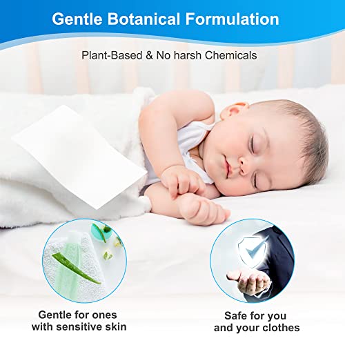 Lansiry Laundry Detergent Sheets - 200 Loads Fresh Linen Scent Washing Detergent Strips, Compact Lightweight Liquidless Eco-Friendly Hypoallergenic Portable Soap Sheets For Save Space And Travel #TOP4