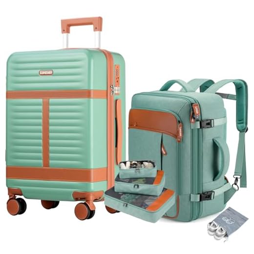 Lumesner 5 Piece Travel Luggage Set