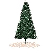FÁCIL DE MONTAR Y DESMONTAR: Este árbol de Navidad artificial fabricado en diferentes piezas, permite montarlo y desmontarlo rápidamente, ahorrando espacio una vez acabe la época navideña y no lo vayas a usar. El pie también es desmontable para facilitar su almacenaje