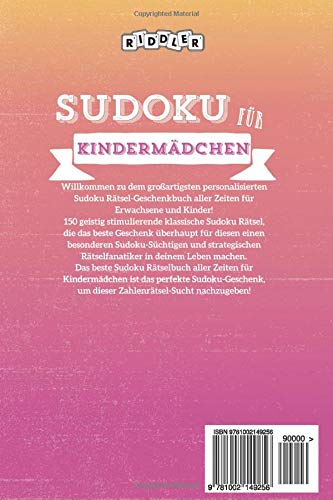 Das beste Sudoku Rätselbuch aller Zeiten für Kindermädchen