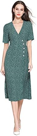 vintage floral wrap midi