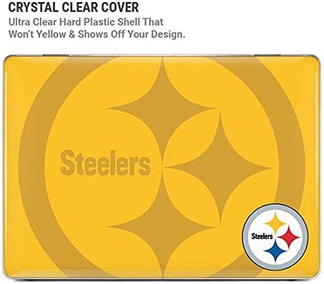 Skinit Case + Skin Compatible with MacBook Air 13in (2020) - Officially Licensed NFL Pittsburgh Steelers Double Vision Design