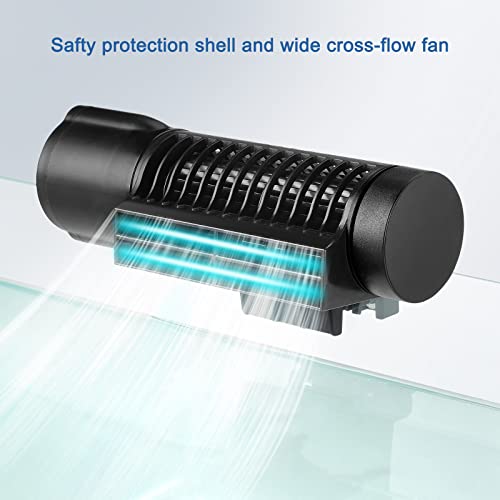 Ventilador de refrigeración para acuario de 12V CC con perilla regulable 7