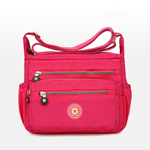 Image of Single shoulder Messenger Crossbody Bag Nylon Purse Satchel Travel Women Lady Fashion Top Handle