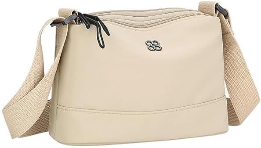 ABUDIT Women’s Lightweight Nylon Crossbody Bag Multi-Pocket Waterproof Shoulder Purse with Adjustable Wide Strap Casual Me...