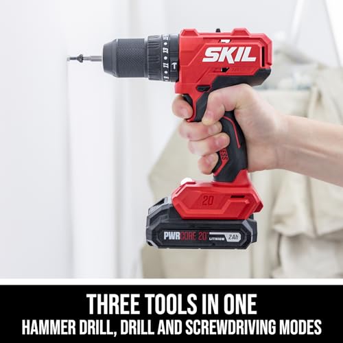 SKIL 20V Brushless Hammer Drill Kit