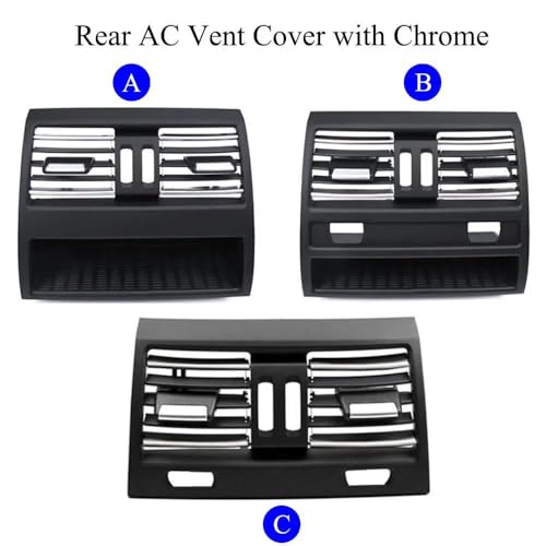 Grille ventilation arrière chrome finition premium pour BMW Série 5 - 5