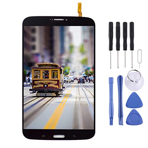Écran LCD T311 tactile vitre assemblée pour tablette Tab 3 8.0 noir
