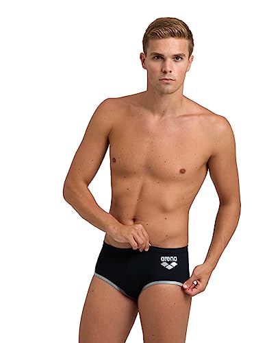 ARENA One Men's Big Logo Seamless Swim Brief MaxLife Pool Practice Athletic Swimsuit Short Training Bathing Suit Swimmers
