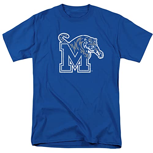 University of Memphis Official Primary Logo Unisex Adult T-Shirt University of Memphis Medium