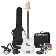 Complete Starter Bass Guitar Set: The Max Gigkit package includes everything a beginner needs—electric bass guitar, amp, cable, strap, and picks. Perfect for aspiring musicians ready to learn and grow! Ideal for Learner Bass Guitarists: Designed with...