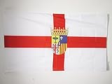 bandera zaragoza españa Enganches : Dobladillo para un palo o un mástil