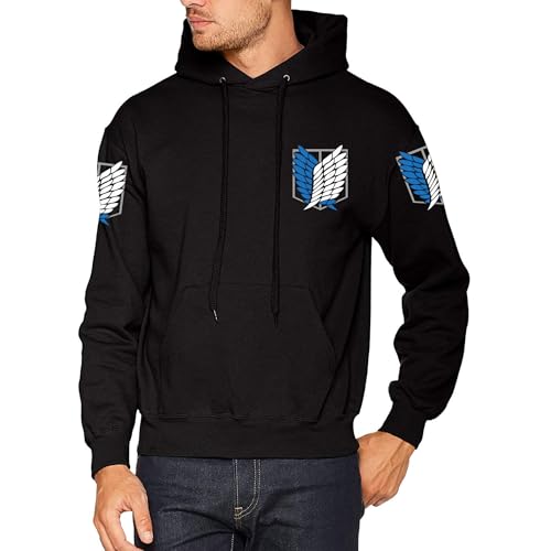 Ataque al Titan - Sudadera con capucha (as4, alpha, m,