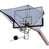 Basketball Rebounder Net - 180° Rotating Funnel-Shaped Design for Efficient Ball Return Perfect for Solo Practice and Training Sessions