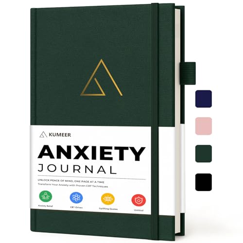 Image of Guided Anxiety Journal for Women & Men - Cognitive Behavioral Therapy (CBT) Journal with Repetitive Mindfulness Prompts, Anti-Anxiety Techniques, Overthinking & Brain Dump Journals for Mental Health & Wellness