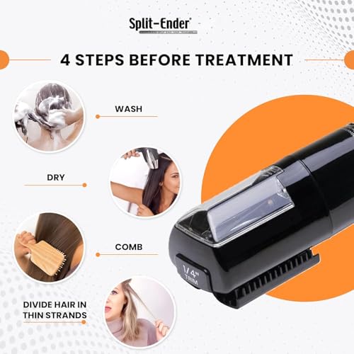 Image of Double Side Hair Razor Comb Hairdressing Thinning /Trimmer Comb - Pack of 2 Multi Color (Split Ends Trimmer Machine-01, 1, count)