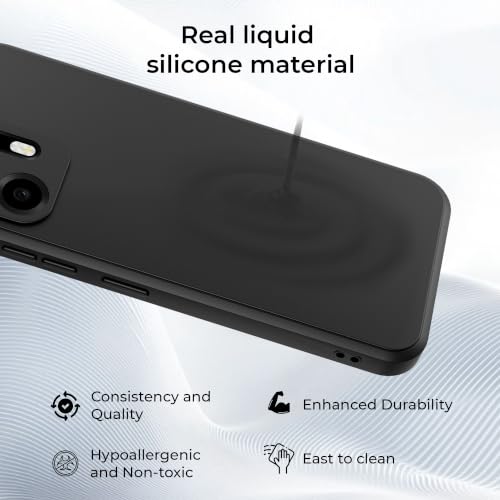 Image of A rtistque Back Cover Case for OnePlus N6 5G | Camera Protection | Shockproof TPU | Stylish Protective Design | Slim Fit | Ultra Matte | OnePlus N6 Back Cover - Black