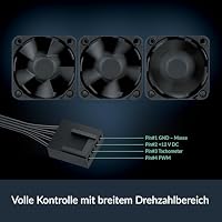 ARCTIC S4028-15K (5 Stück) - 40x40x28 mm Server Lüfter mit Doppelkugellager – Ansicht 3