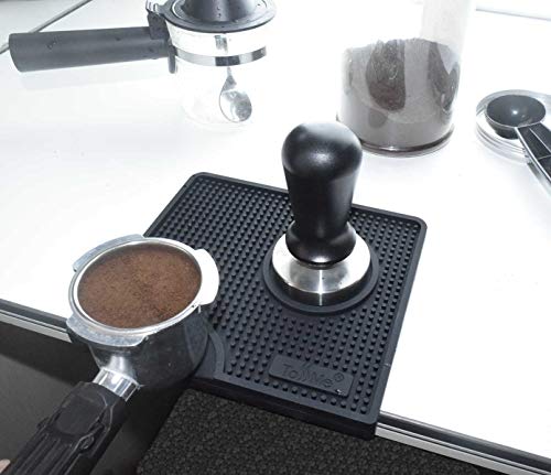 ToSSme Café tamper Tamping esquina alfombrilla antideslizante almohadilla de silicona Inicio cocina café barra accesorio Alfombrilla de café mate, Tamper de café mate, Alfombrilla de café - Imagen 7