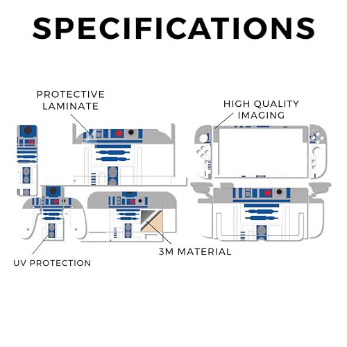 Gaming Skin Compatible with Nintendo Switch 2 Premium Kit - Cyber Bot - Premium 3M Vinyl Protective Wrap Decal Cover - Easy to Apply | Crafted in The USA by MightySkins - Image 4