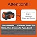BULL-TECH 40 Volt MAX 2.0Ah Lithium Battery Replacement for Black and Decker 40V Battery,Compatible with All Power 40V Black and Decker Power+ Tools