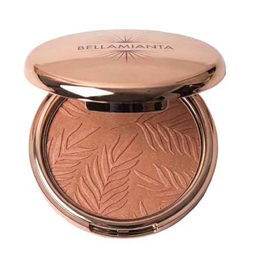 Image of Bellamianta Summer Infused Body Bronzer - Bronzer Powder for a Sunkissed Skin Glow - Lightweight Formula with Ultra-Fine Pigments - Contour and Highlight for All Skin Types - 23g