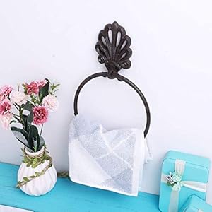   Antique-Cast-Iron-Towel-Ring-Rustic-Towel-Holder-for-Bathroom-Accessories-Wall-Mounted
