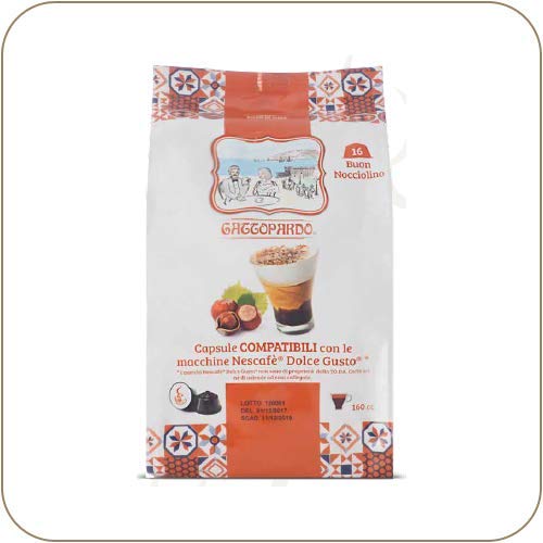 Dolce Gusto 96 Cápsulas nocciolino gattopardo