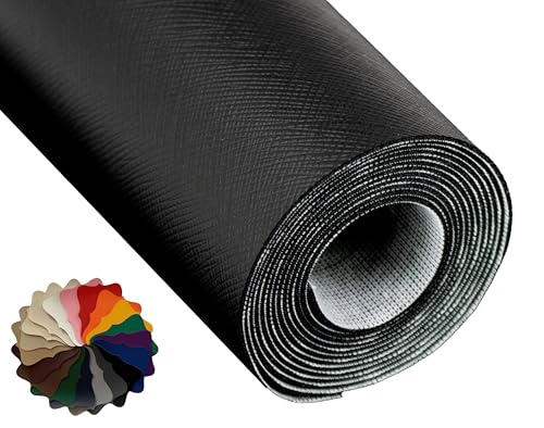 Modern Black  5 Yards (180"x54") Rolled| Waterproof Upholstery Material for Boat Seats, Automotive & Outdoor Furniture | Durable, Sun & Moisture Resistant