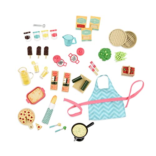 Play food pour mini poupée Lori avec accessoires de cuisine miniatures