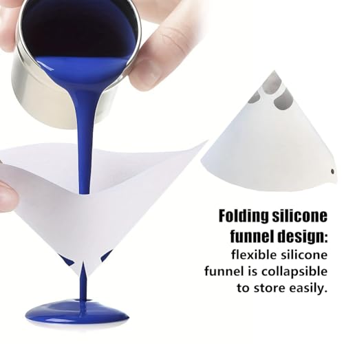 50 Stück konische Farbfilter aus Papier, Netzfilter für Autolack, konischer Farbfilter, Werkzeuge, Lackfilter, für Auto, Jetpistole, Handwerk