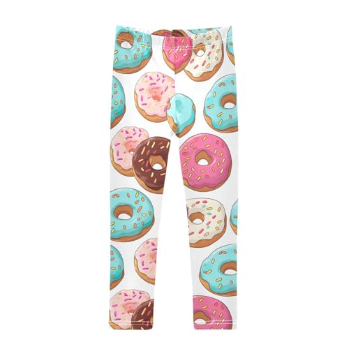 Kids High Waist Donuts Leggings for Toddler Girls 4T 202b3234