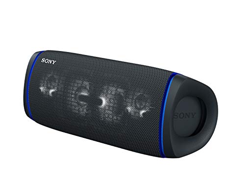 Sony SRS-XB43 draagbare, draadloze Bluetooth-luidspreker (meerkleurige lichtbalk, luidsprekerverlichting, waterafstotend, extra bas), zwart - Image 5