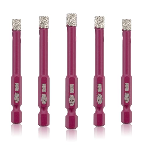 Trépan de forage pour céramique et marbre de 6mm pour réussir vos perçages sans fissure