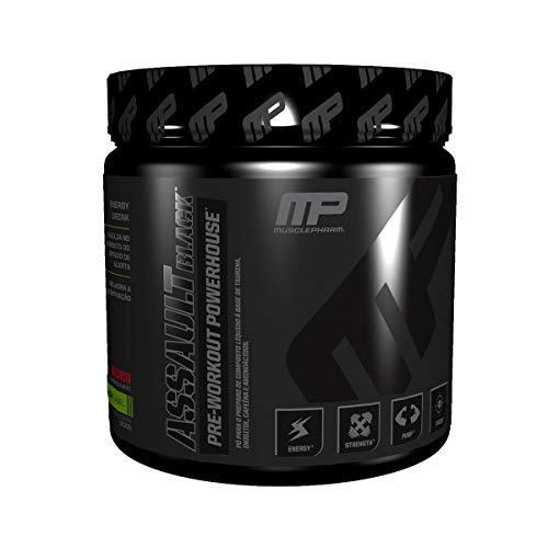 Pré Treino Assault Black 300G Sabor Melancia - Muscle Pharm