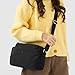 Imagen de LUROON Bolso Bandolera Mujer Nylon Bolso Cruzado Impermeable Bolsos Multibolsillos Crossbody Bag Mediano con Correa Ancha Suave para Viaje Shopper Escuela