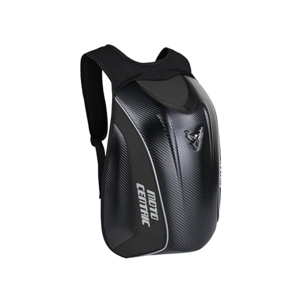 Motorcycle-Backpack-Waterproof-Large-Capacity-Carbon-Fiber-Rider-Backpack-Hard-Shell-Reflective-Motorbike-Travel-Suitcase-Light-Version-Black mjmoto Motorcycle Backpack Waterproof Large Capacity Carbon Fiber Rider Backpack Hard Shell Reflective Motorbike Travel Suitcase Light Version (Black)