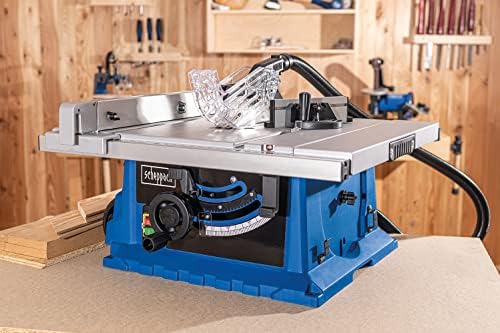 Scheppach Profi Tischkreissäge HS105 ohne Untergestell | mit 2. Sägeblatt | 2000W Leistung | Sägeblatt Ø 255mm | Schnitthöhe 75mm